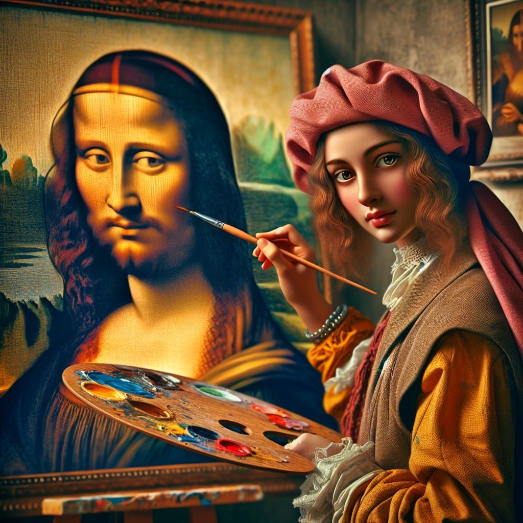 Monalisa painting  