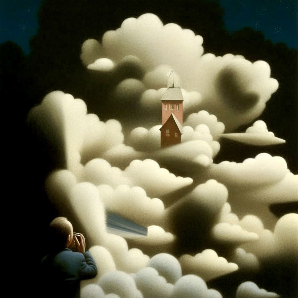 “Anybody home” he called out, but there was no answer.