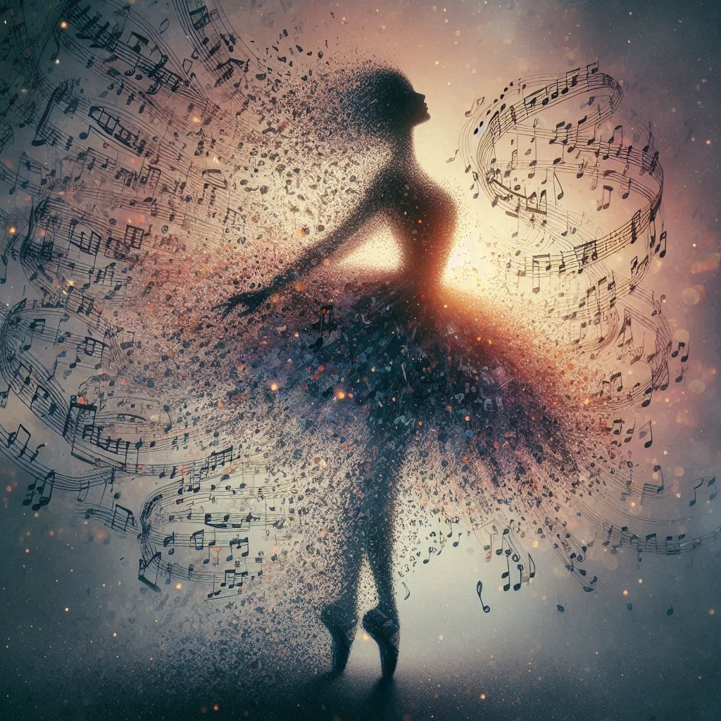 double exposure beautiful fantasy DALL-E 3 portrait landscap...