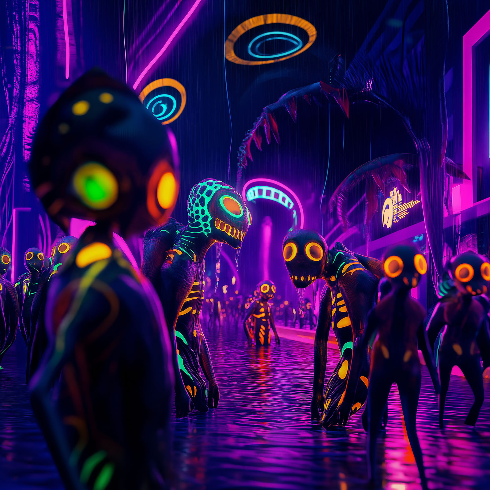 Neon Rave on Planet Zorgon