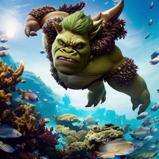 Orc diving