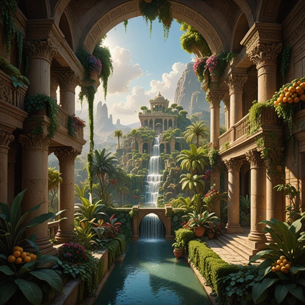 A Glance at the Hanging Gardens of Babylon 
