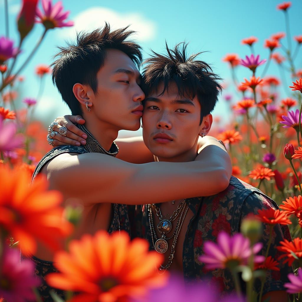 Best Friends - Field in Bloom