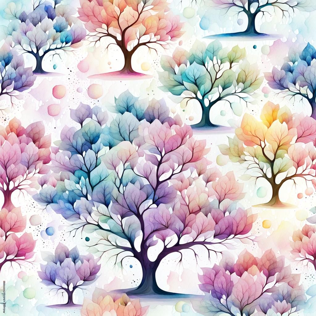 Watercolor Magnolia 02