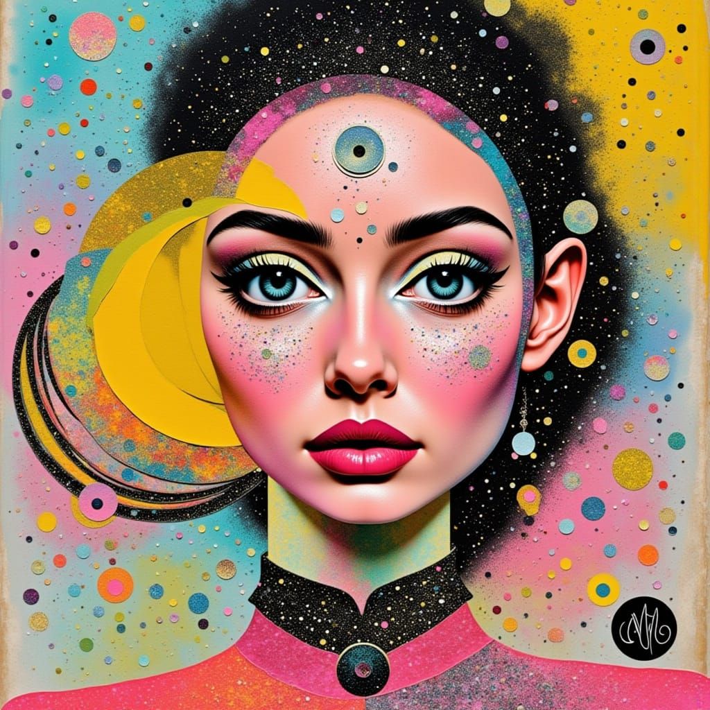 <lora:Paintlike:1.0> Collage, jimmy turrell style, tunafish,whimsical, risograph printed  on artist’s paper, <lora:SecretSauce:1.0> mixed me...