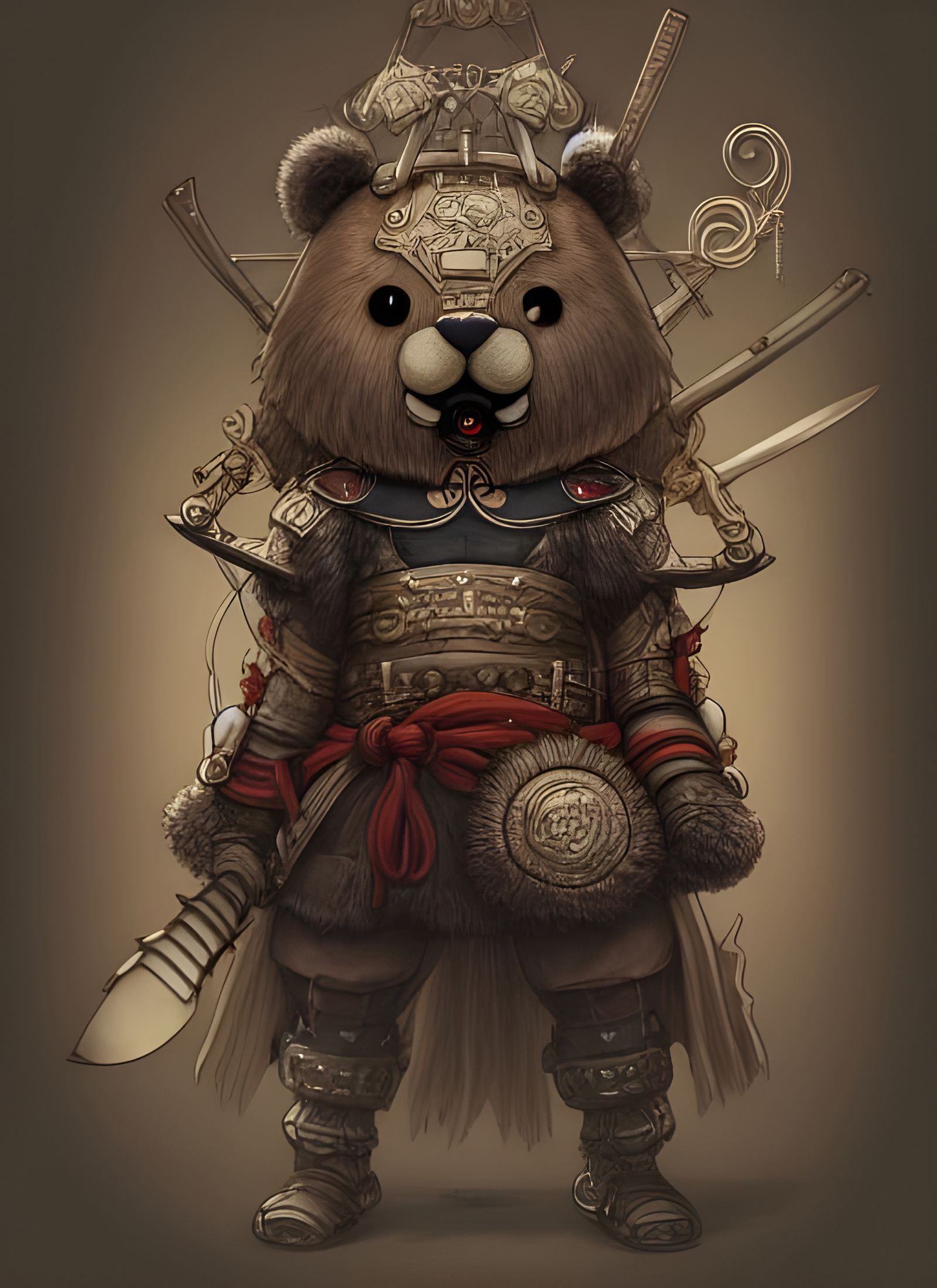 Teddy Bear Protector AI Generated Artwork NightCafe Creator