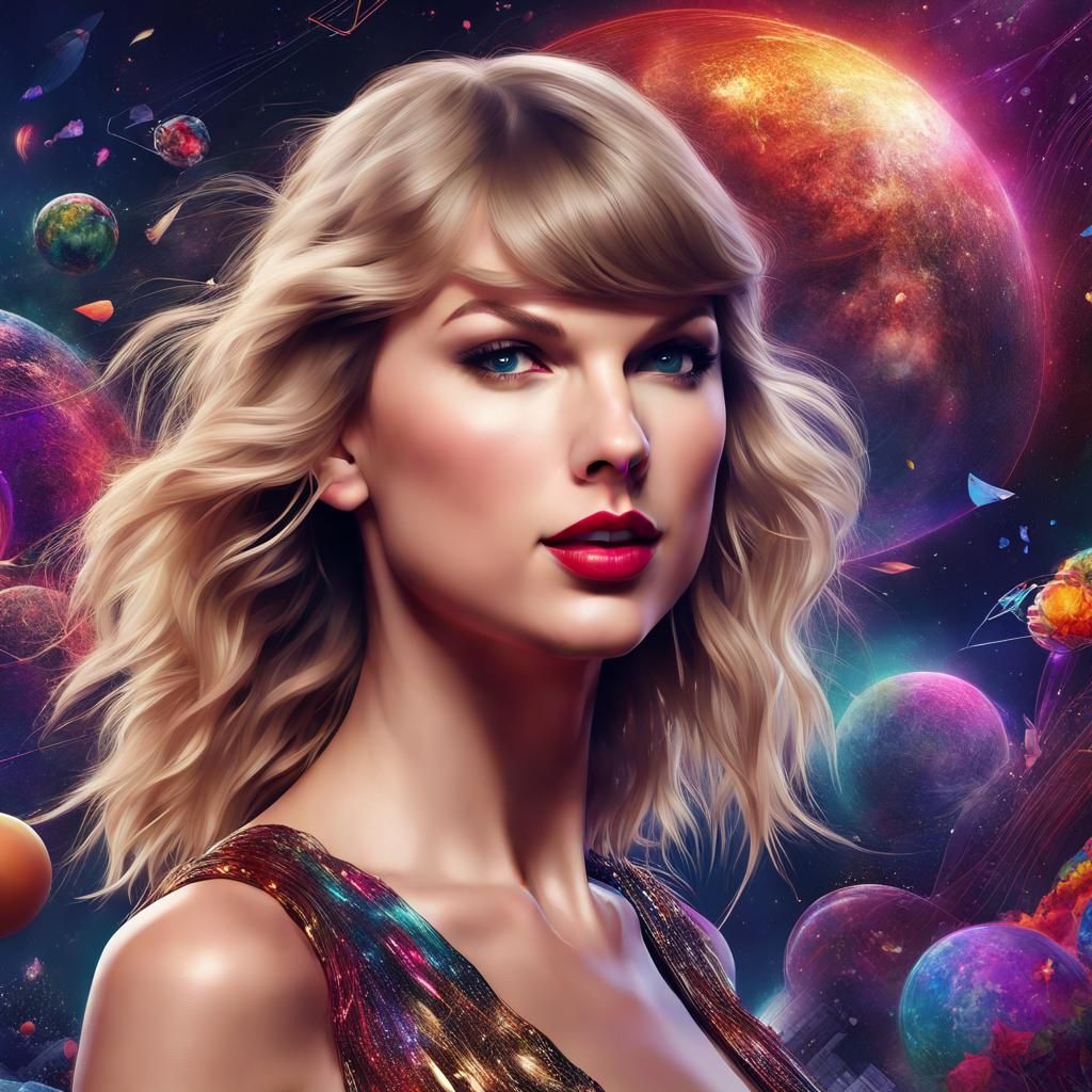 Taylor Swift AI Generated Artwork NightCafe Creator