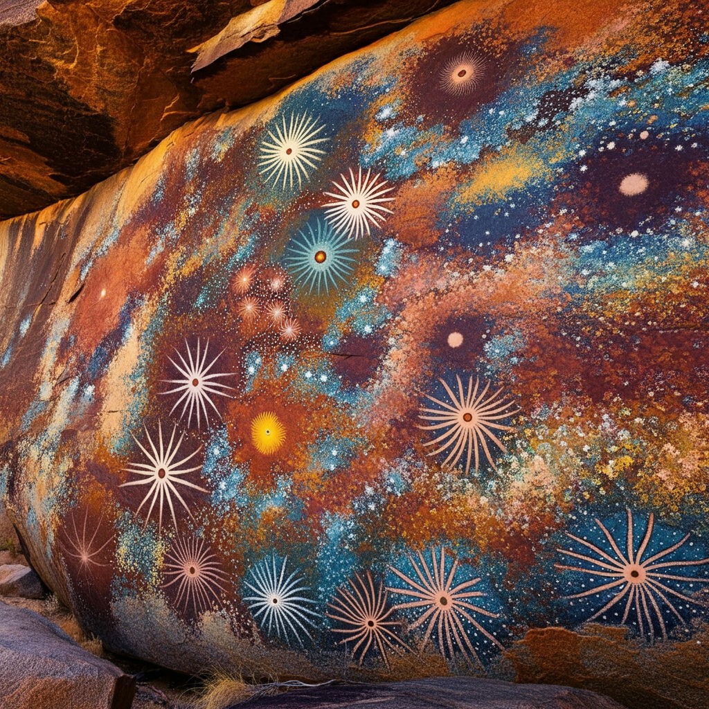 Cosmic Rock Painting