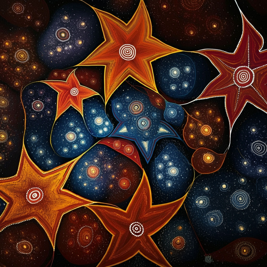 Cosmic Rock Painting