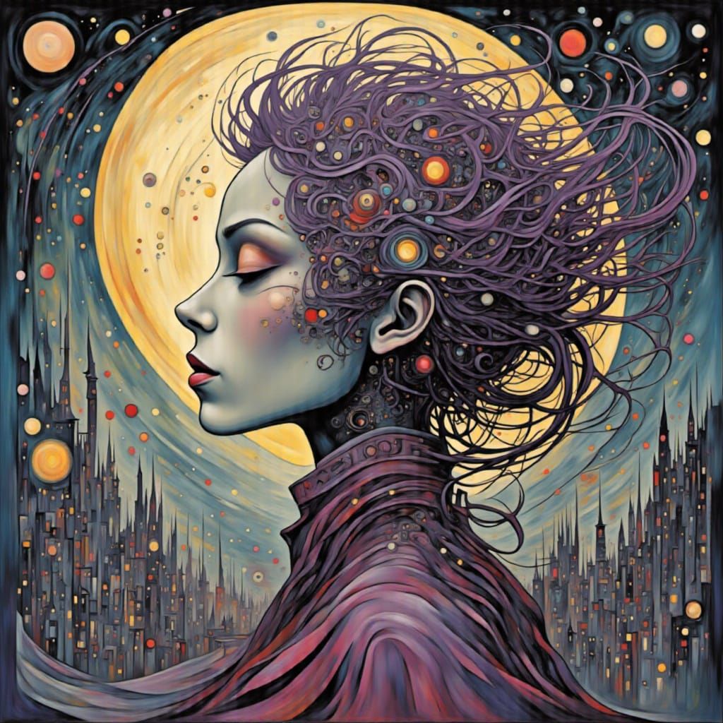 teen girl synergy connects though a grand blast of colors <lora:Inked Sky:1.0>