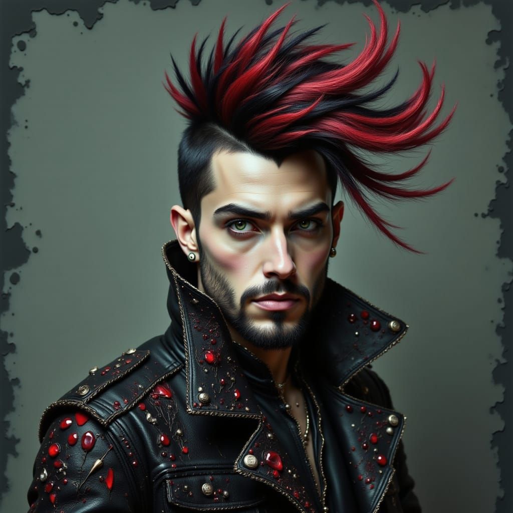 Trying out my big hair LorA on men. 