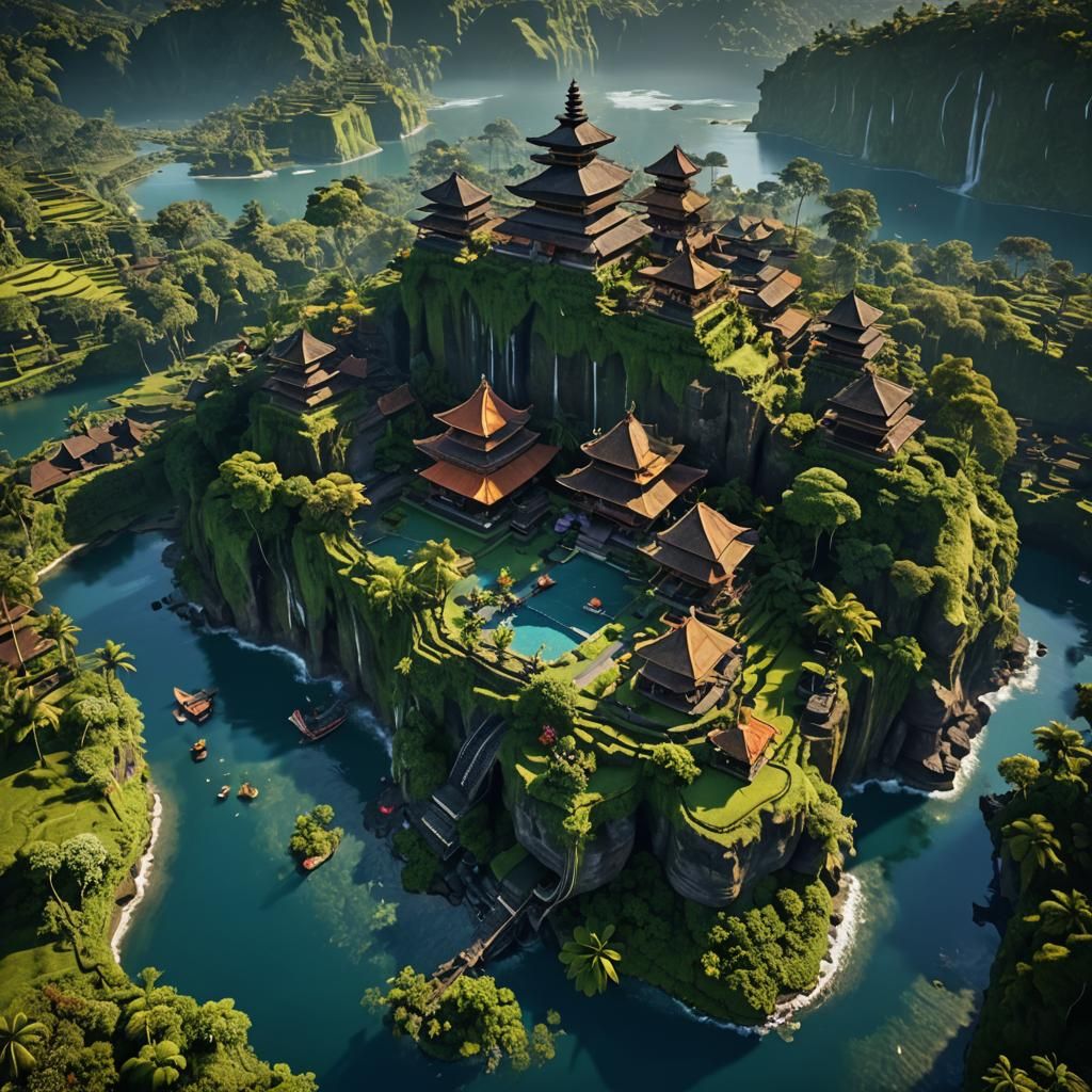 The island of Bali at 18 AD