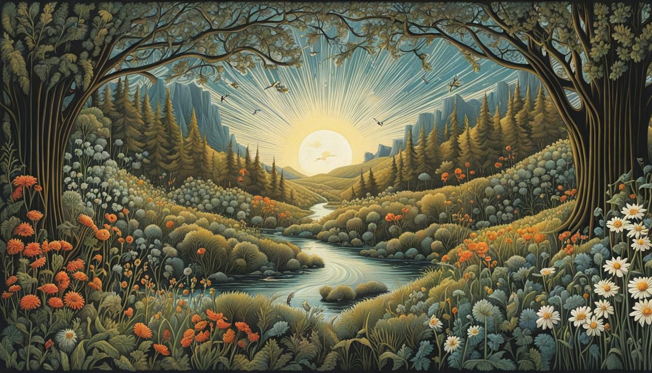 wildflowers along the way, by Carry Akroyd and Aaron Horkey