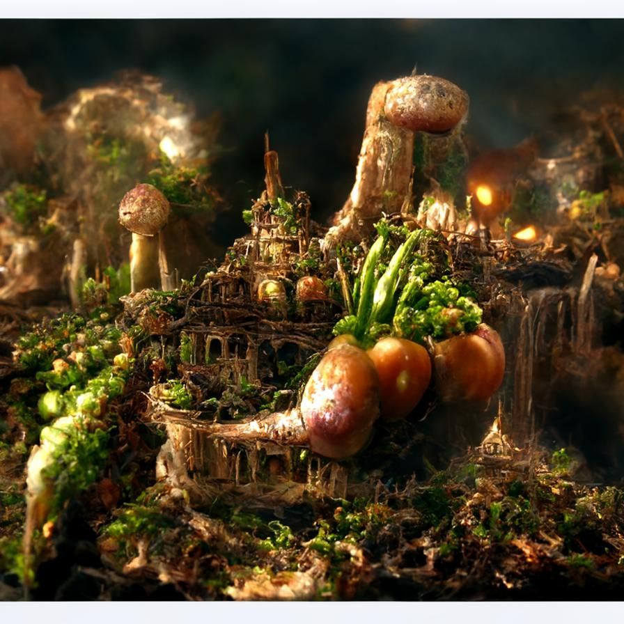 Veggie kingdom AI Generated Artwork NightCafe Creator