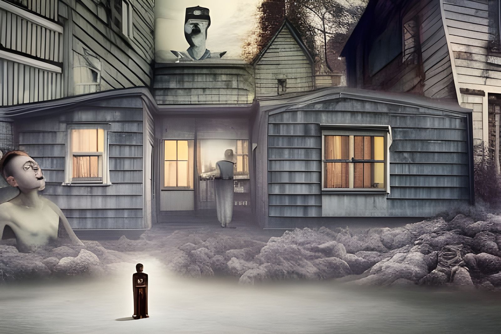 Surreal Stopmotion Dreamscape in Hyperrealistic Detail