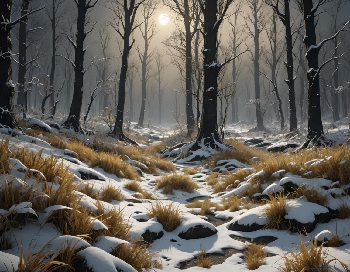 First Snow in the Forest 4