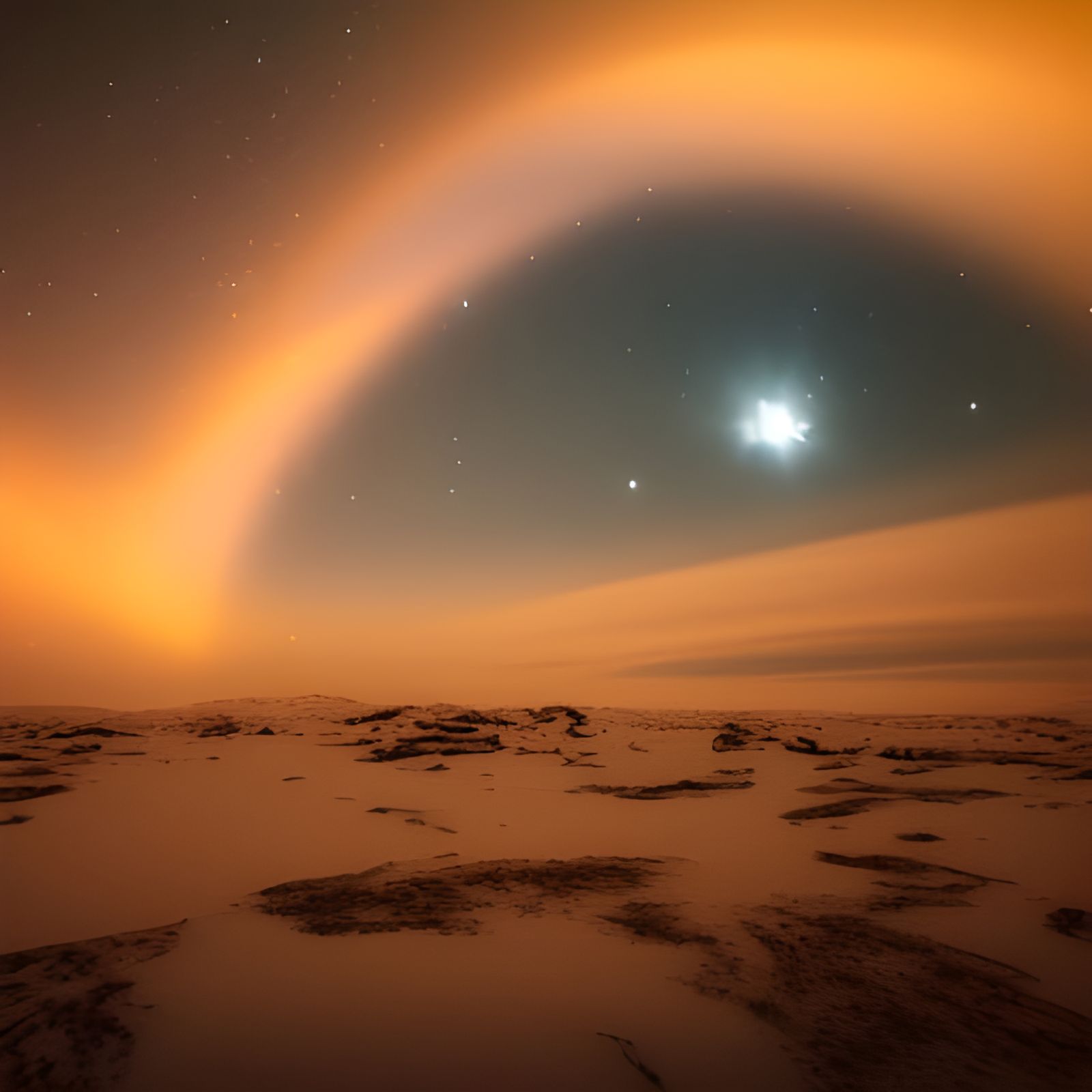 Night Sky in north pole