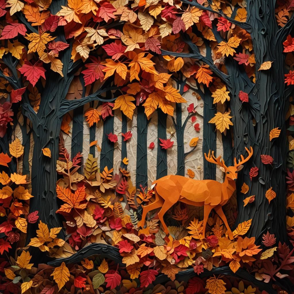 Paper deer