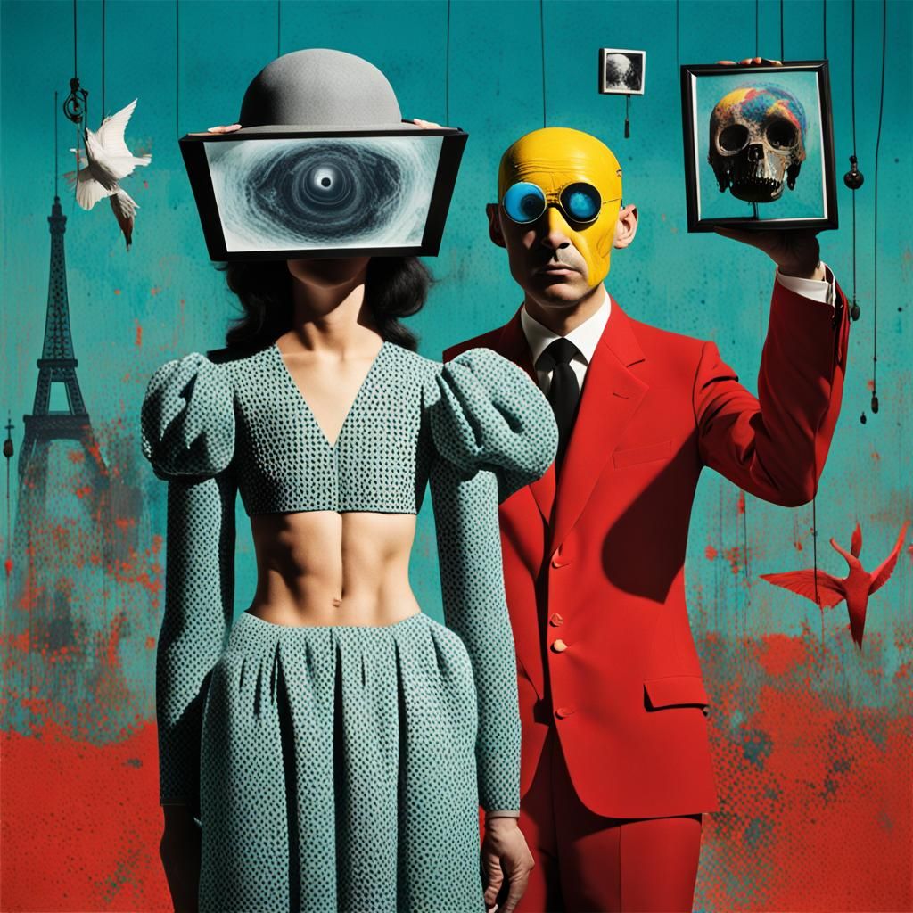 Paranoid Situationist Photography Inspired by Dada Art