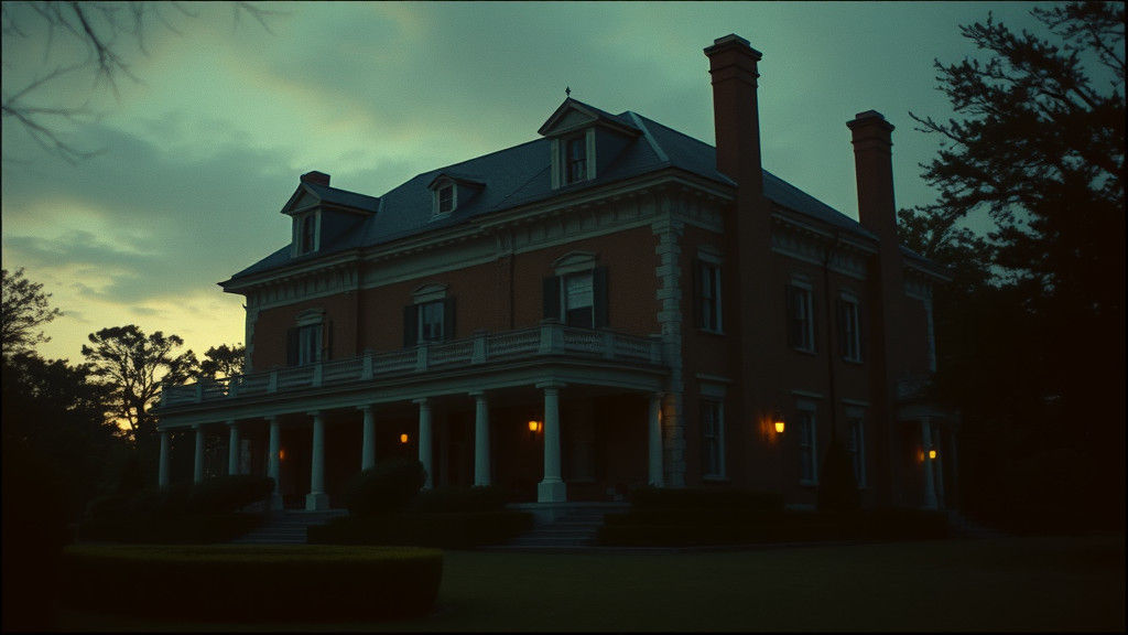 Tara mansion Gone With the Wind Cinematic film still, shot o...