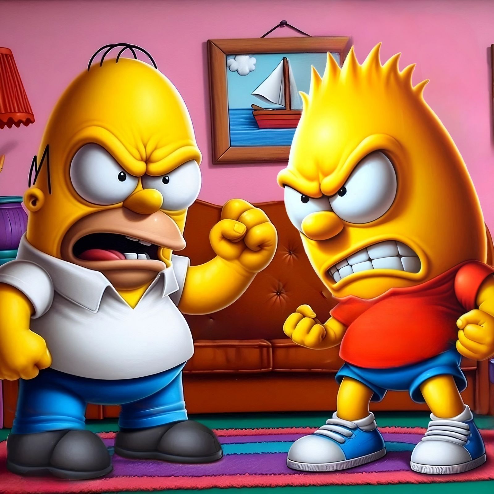 Bart vs. Homer: Homework Edition