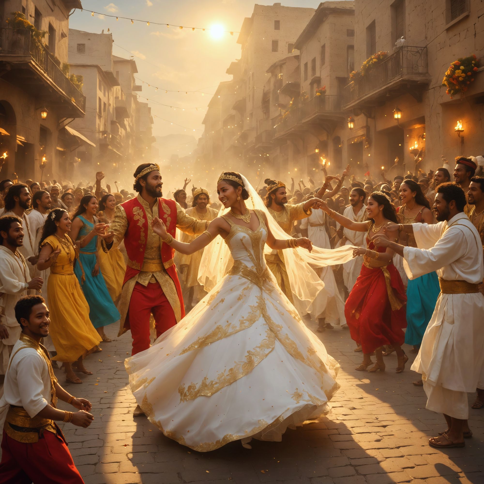 We will dance on the streets that are golden, the glorious bride and the Great Son of Man. From every tribe and tongue and nation will join...