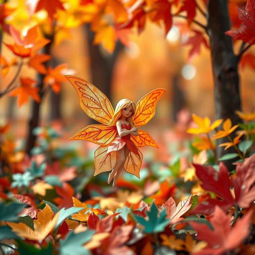 Autumn Paper Fairy