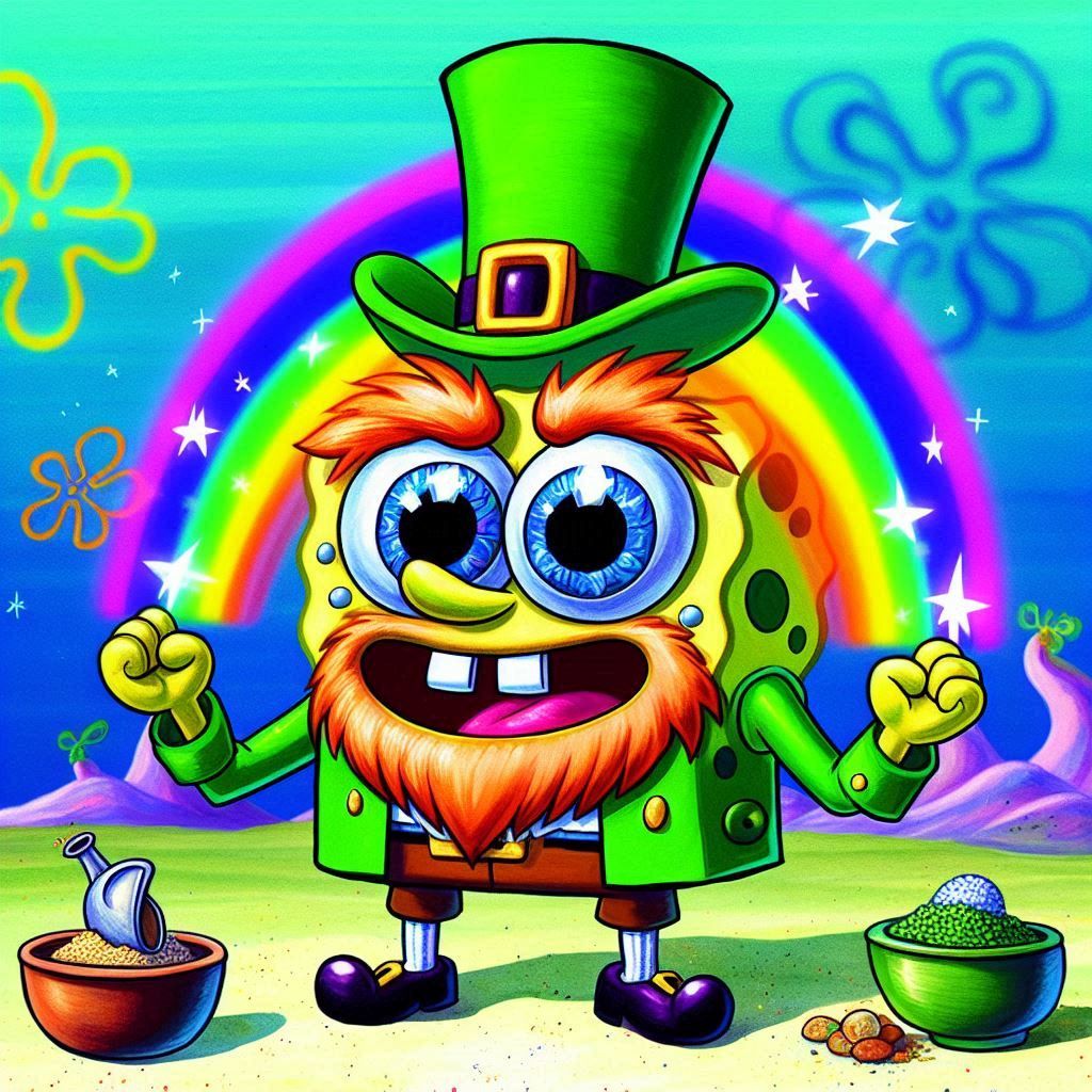 SpongeBob-Leprechaun 🌈🪙