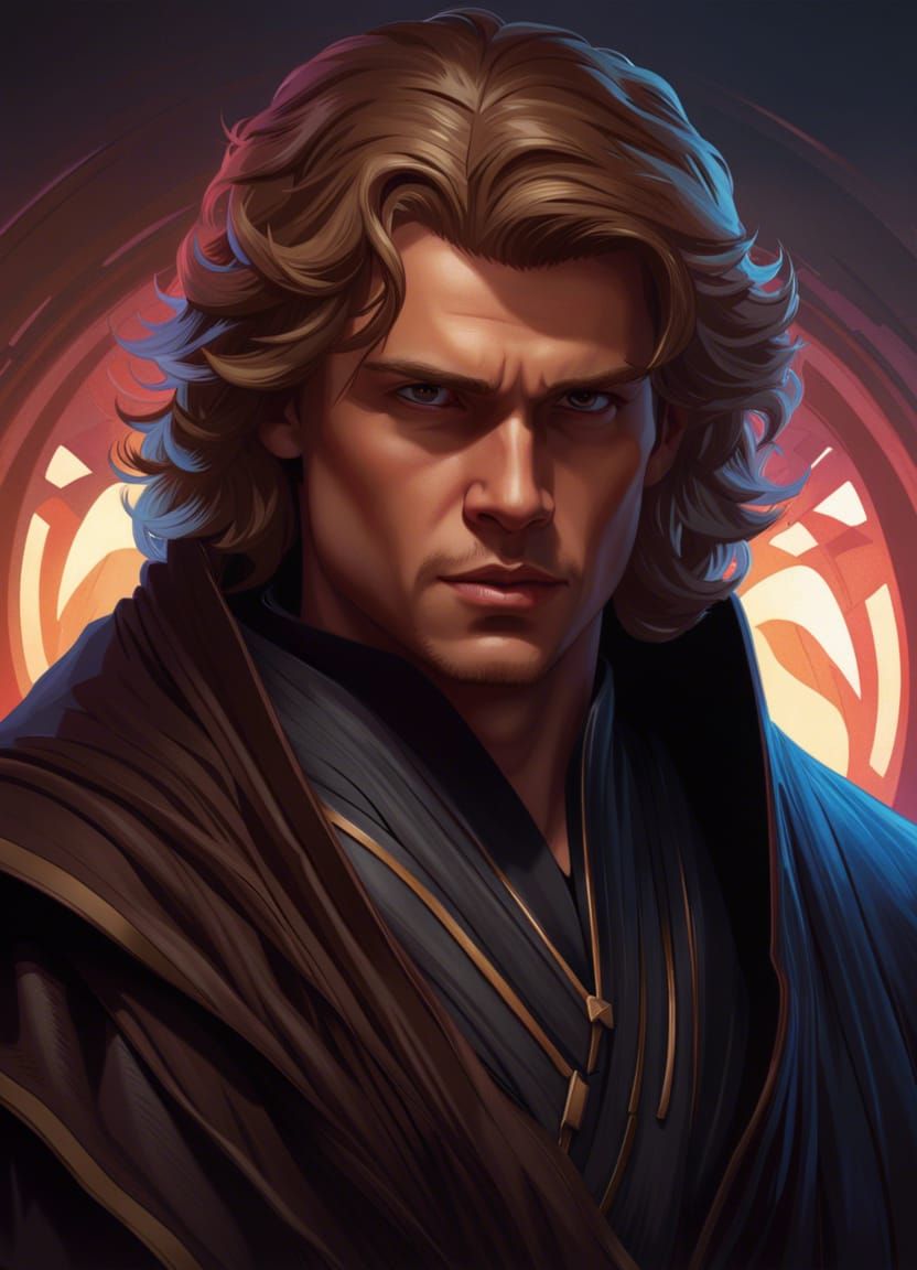 Anakin Skywalker Portrait - AI Generated Artwork - NightCafe Creator