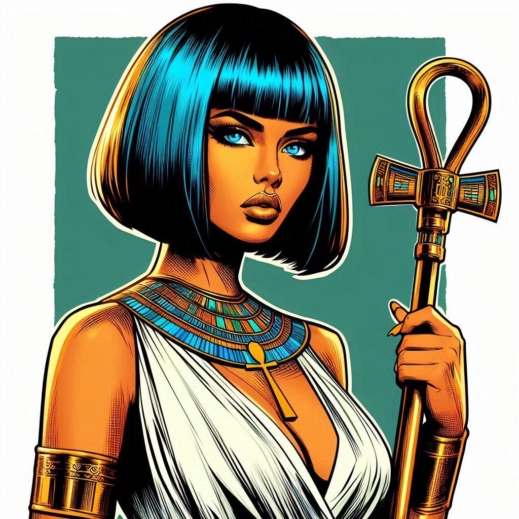 Priestess with Ankh