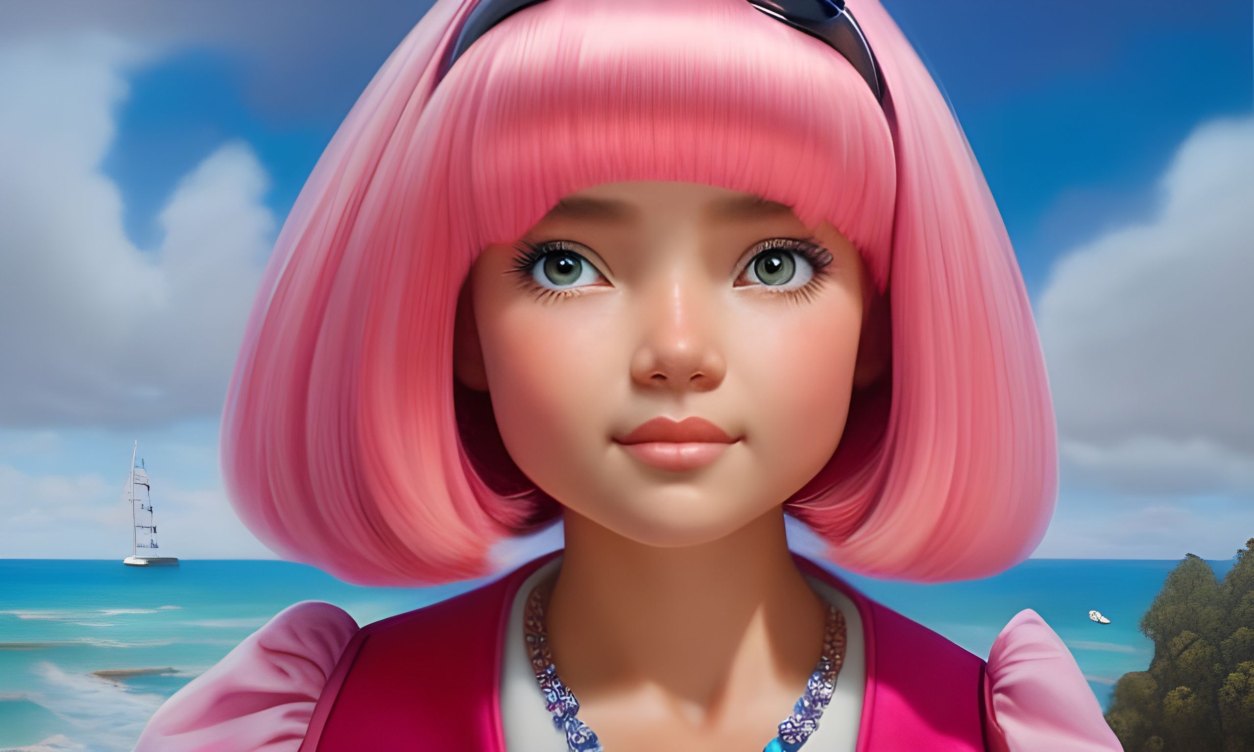 LazyTown Stephanie - AI Generated Artwork - NightCafe Creator