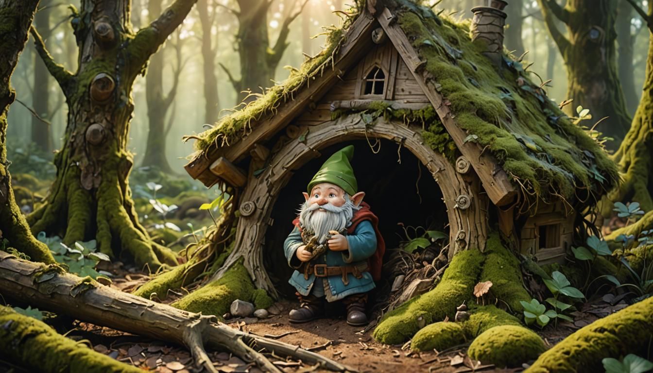 gnome bushcraft dugout shelter  by @ih432