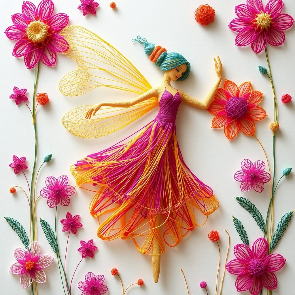 String art   by @Uttia Majumdar