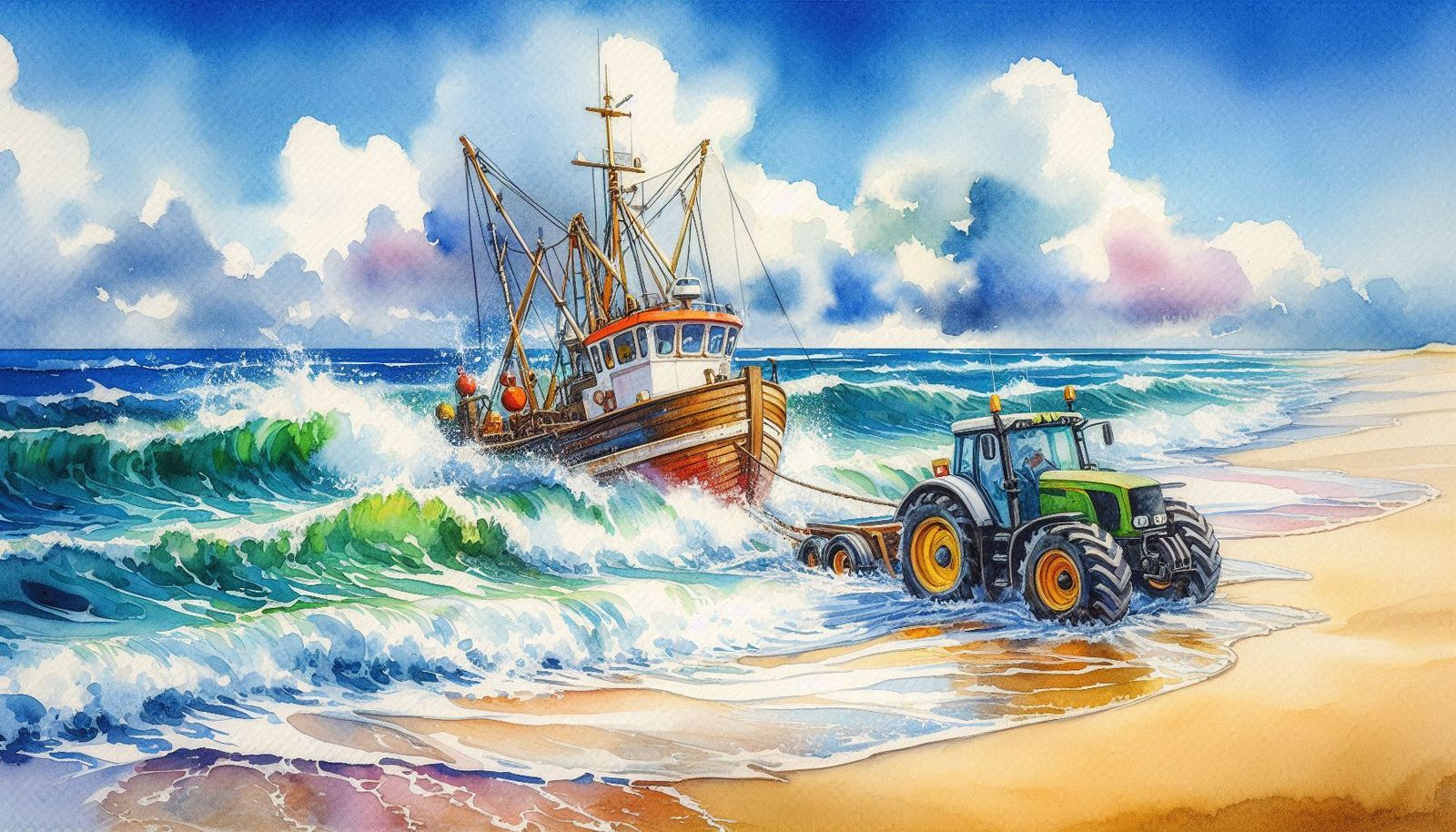 Anlandung des Fischkutters