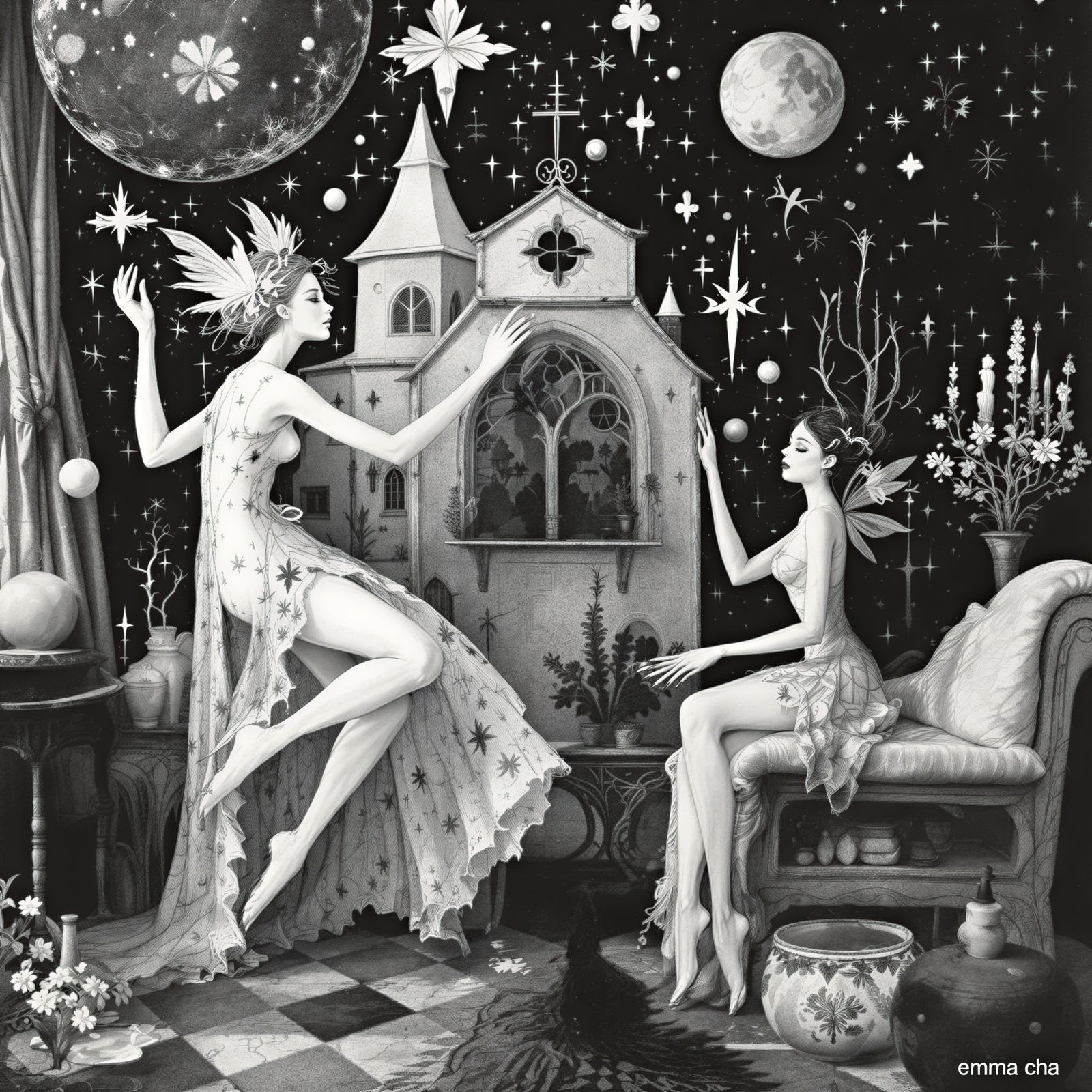 The Moonlit Housekeepers