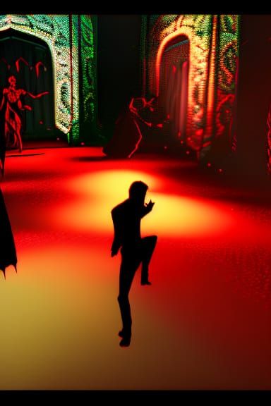 Dancing in the night