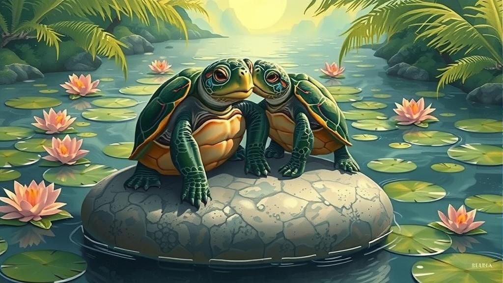 turtles in love