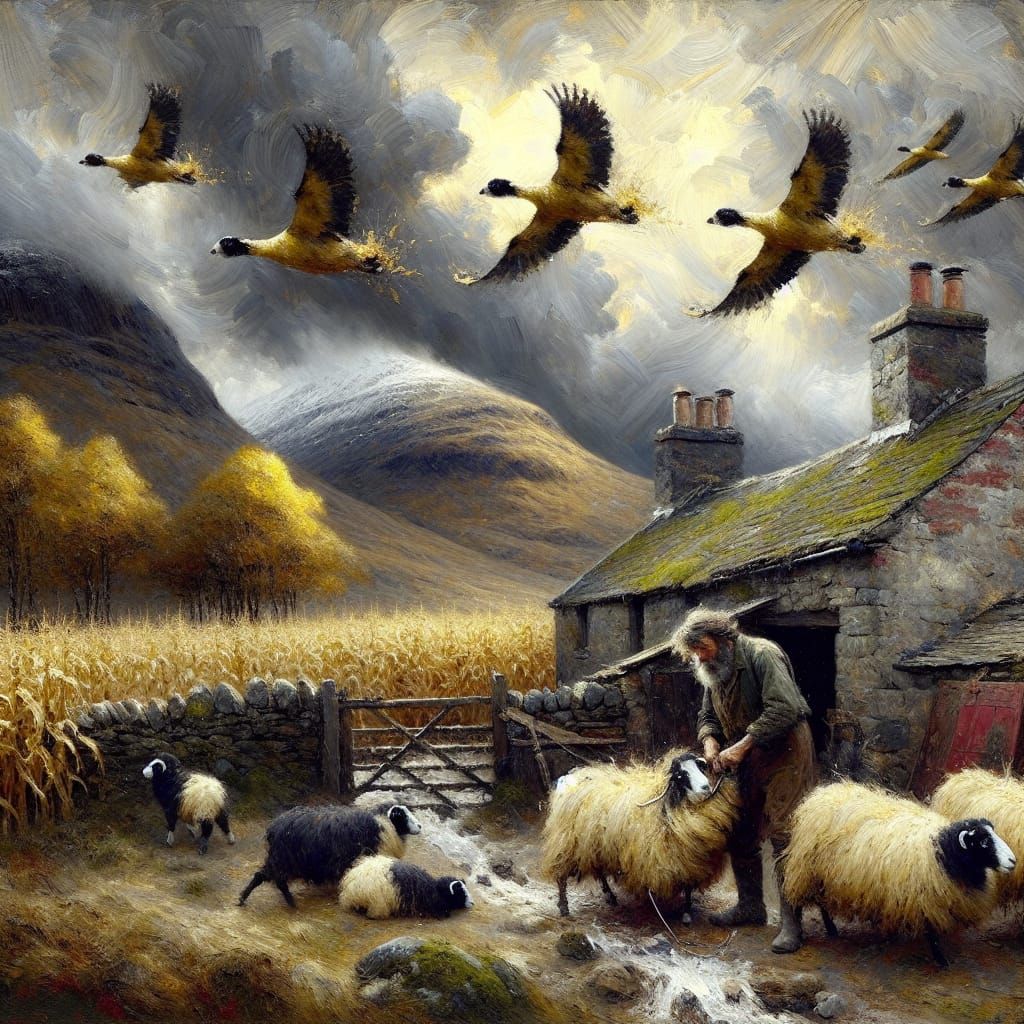 Herdwick Sheep Shearing   by @GrandmaM