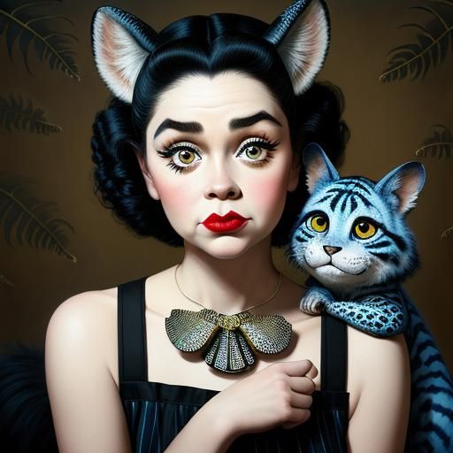 Pet kitty cat