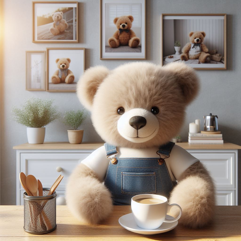 A cup of beary good coffee!