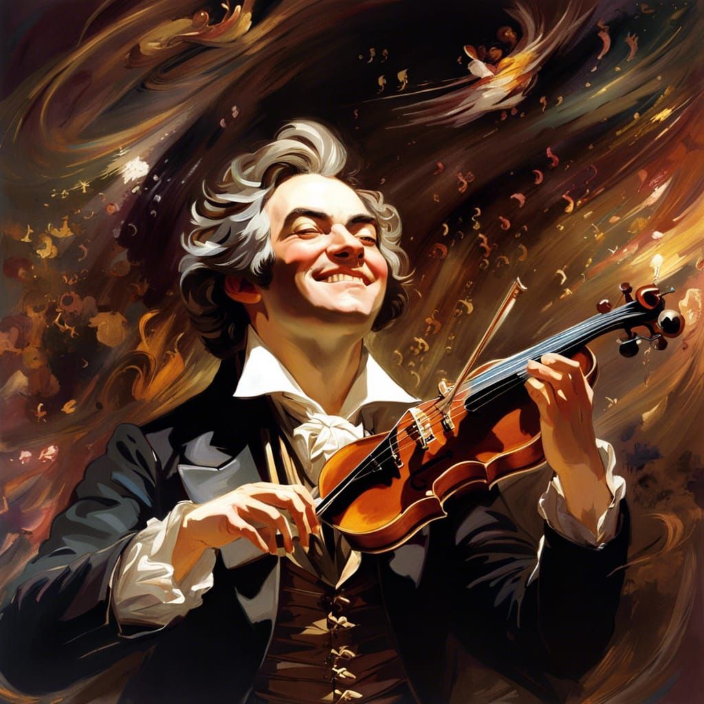 "I shall hear in heaven. " - Ludwig van Beethoven  by @K