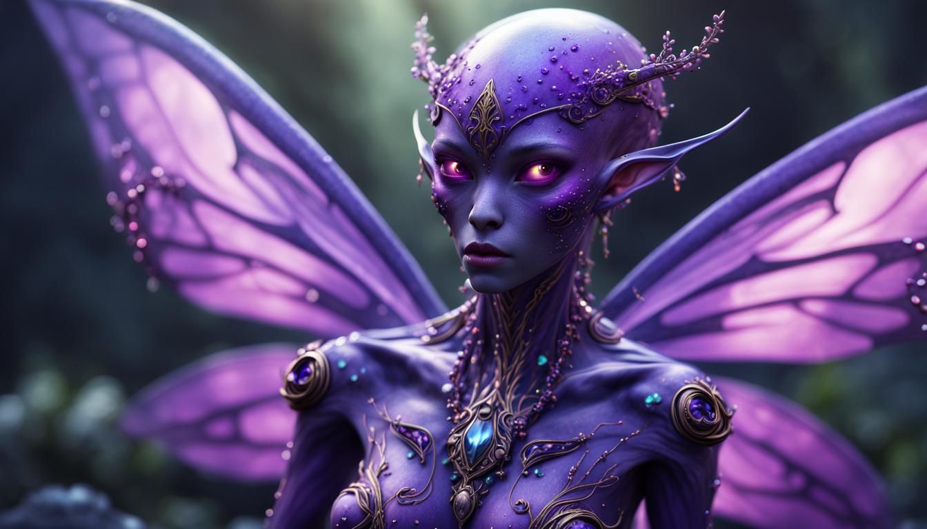 Purple Fairy Alien