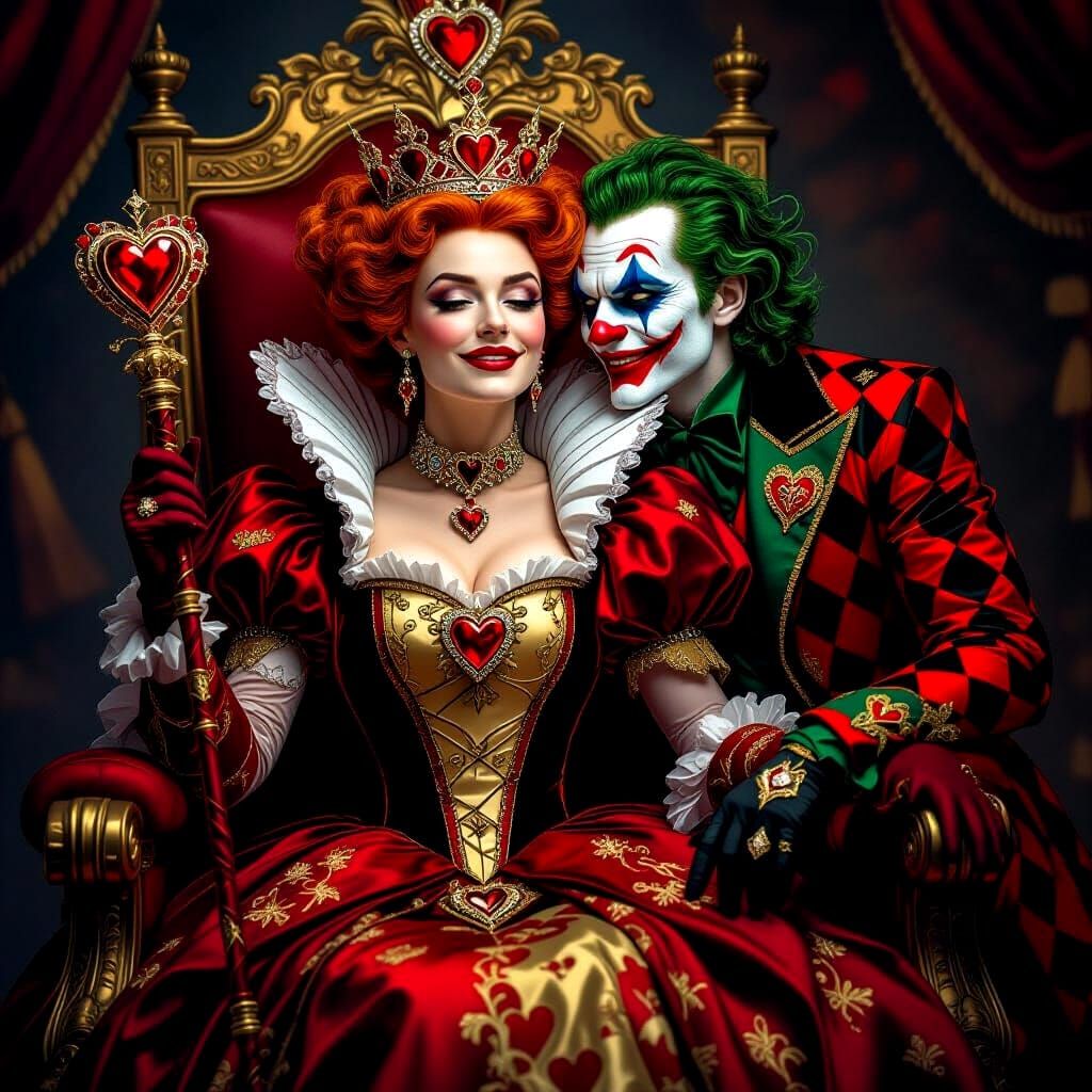 She's a Joker at Heart  by @Haztac