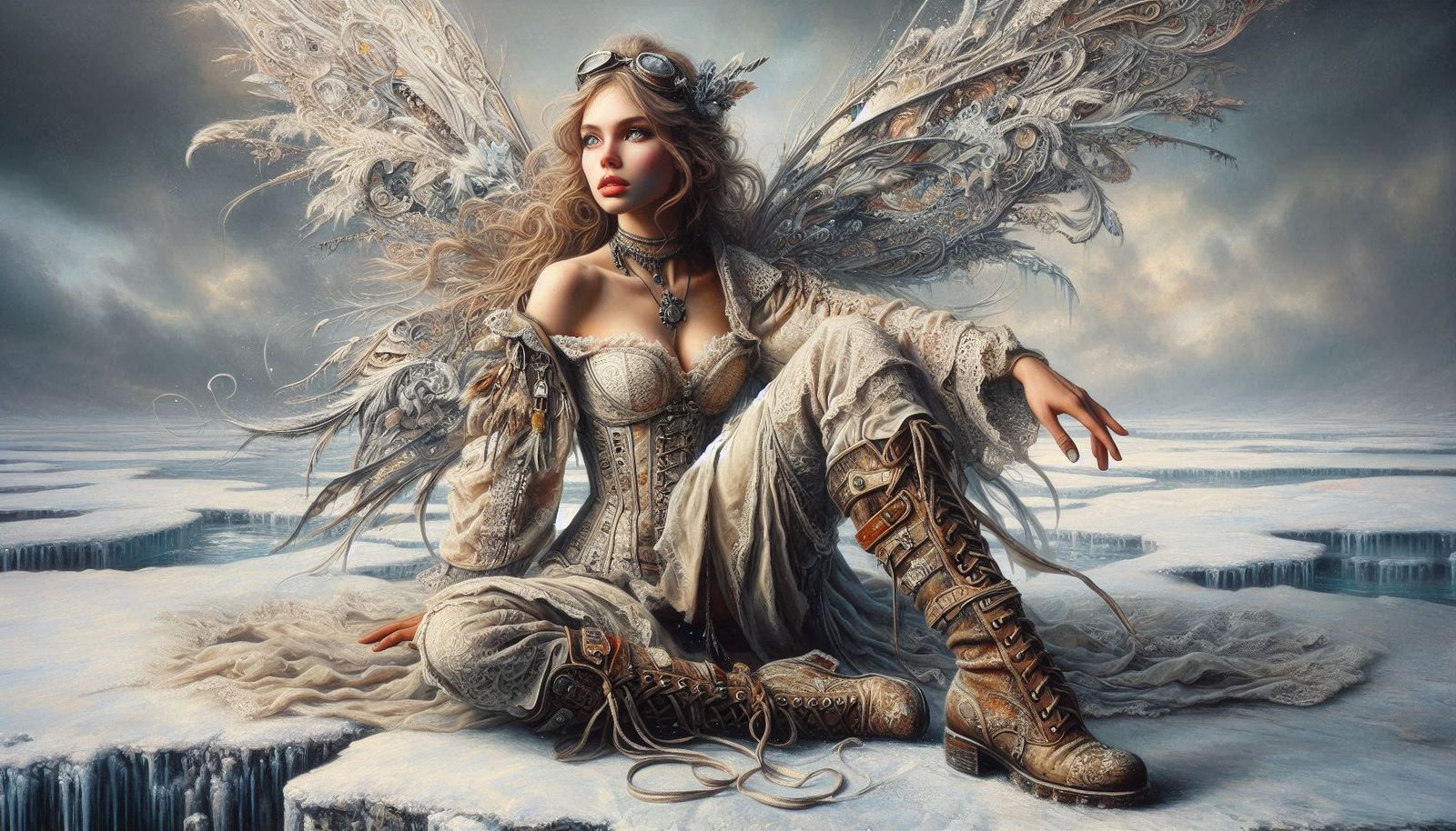 Steampunk Arctic Fairy