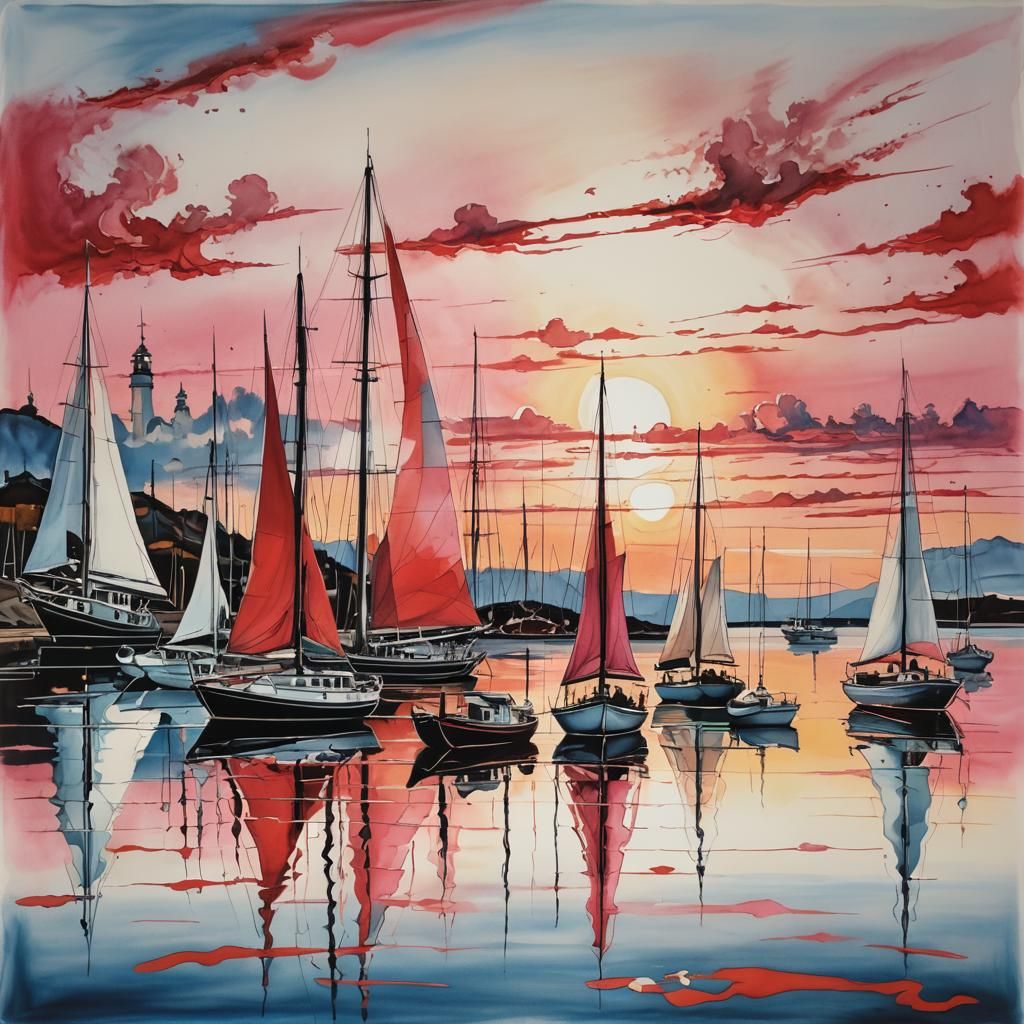 Sunset sails