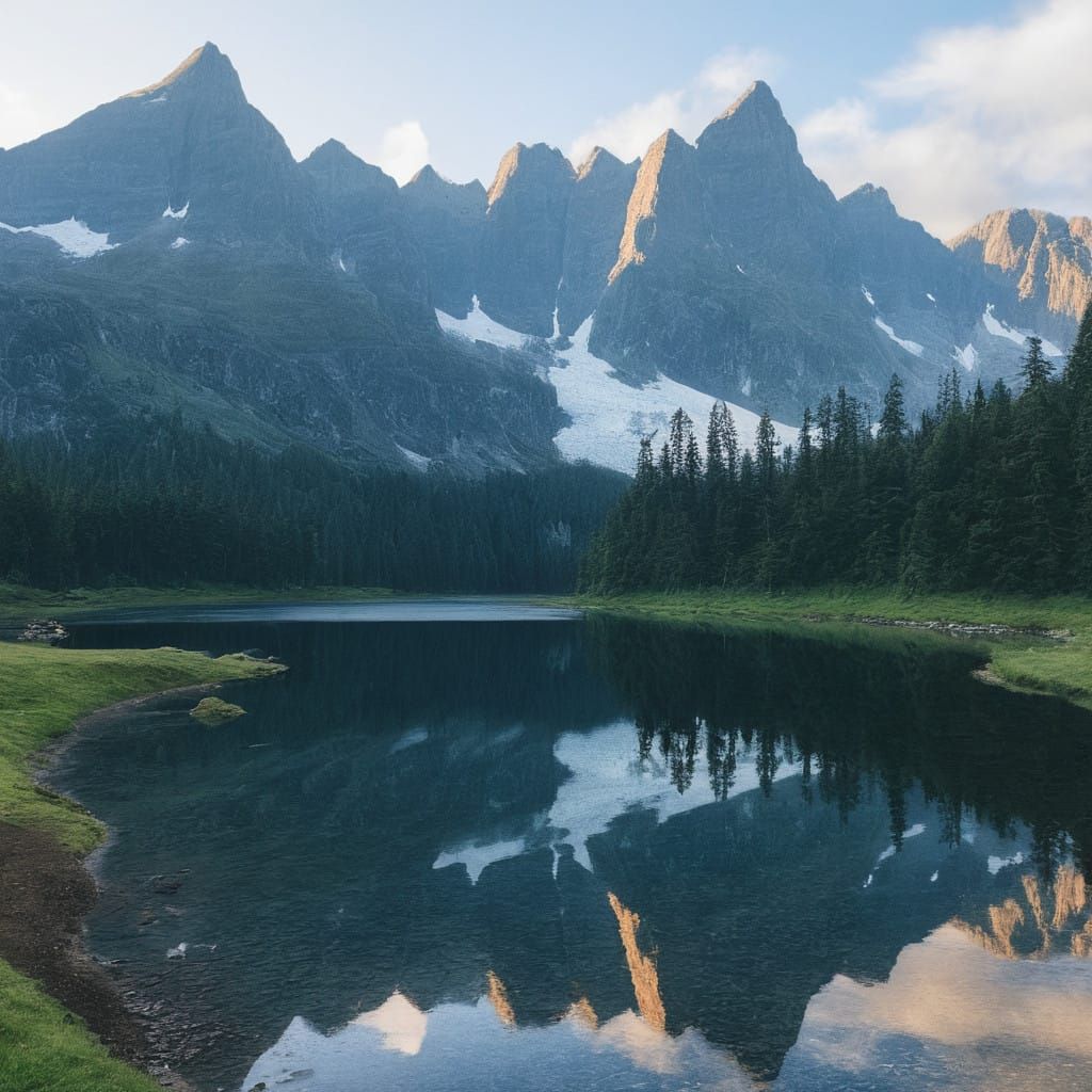 Serenity and Inner Peace in a Calm Landscape