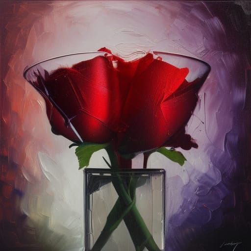 quantum roses wine  Close-up portrait, ambient light, Nikon ...