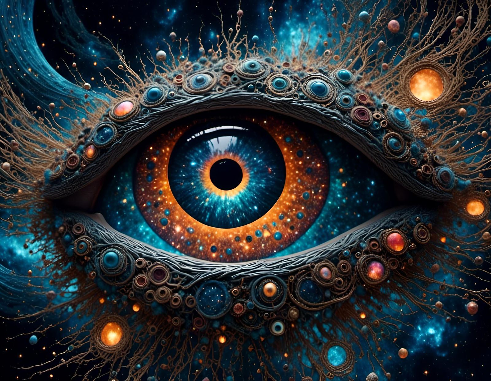 Galaxy eye - AI Generated Artwork - NightCafe Creator