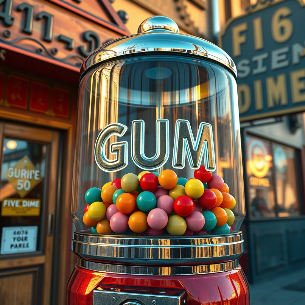 Classic Gumball Machine!  by @StriderFrost