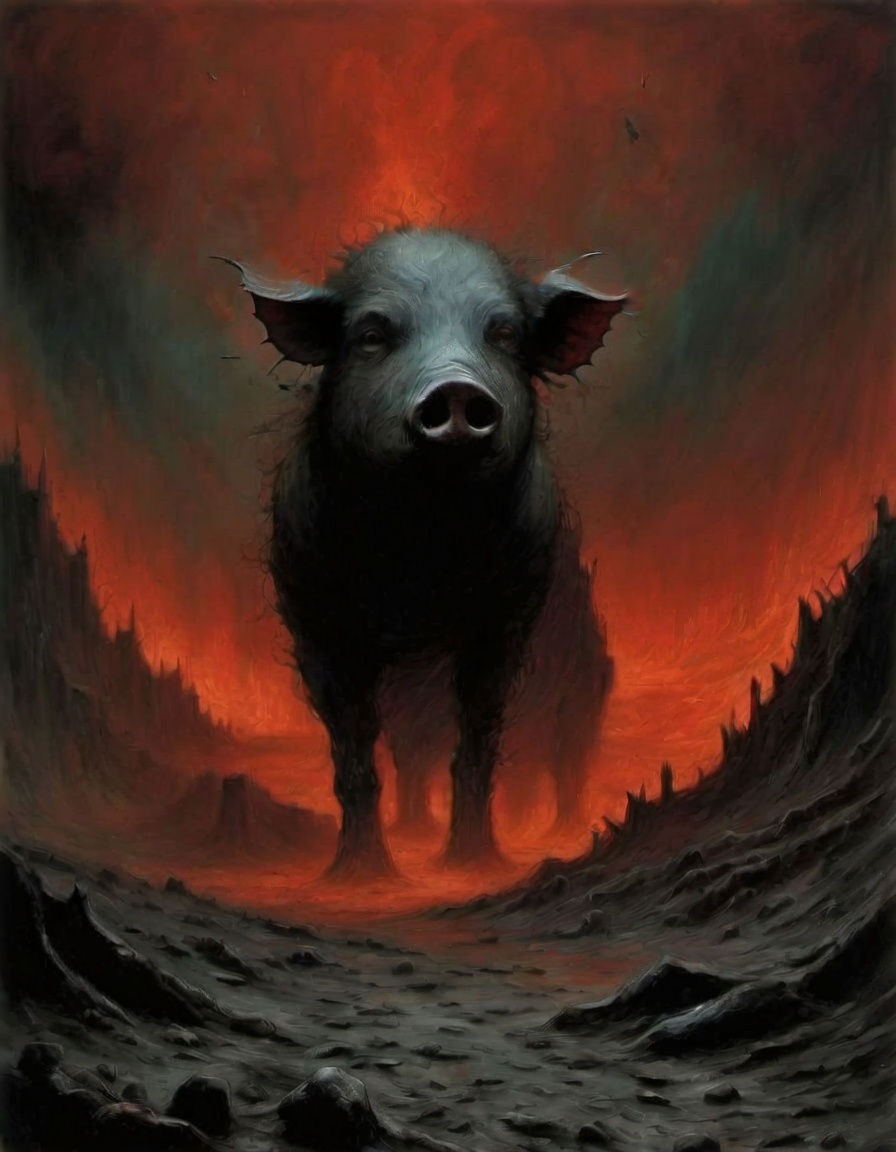 Survivor on barren Ground